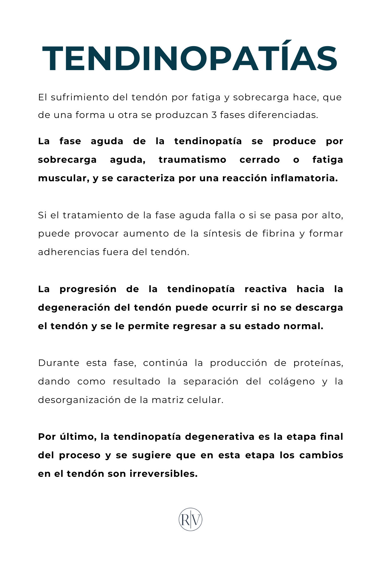 Aprende todo sobre tus tendones
